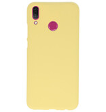 Farb-TPU-Hülle für Huawei Y9 2019 gelb