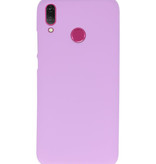 Color TPU Hoesje voor Huawei Y9 2019 Paars