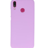 Farve TPU taske til Huawei Y9 2019 Lilla