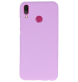 Farve TPU taske til Huawei Y9 2019 Lilla
