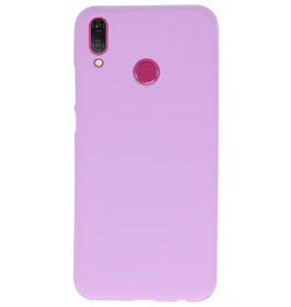 Caja de color TPU para Huawei Y9 2019 púrpura