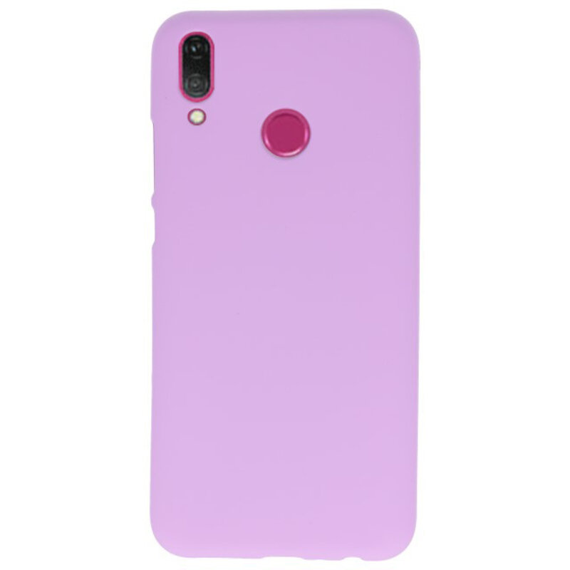 Coque en TPU couleur pour Huawei Y9 2019 Violet