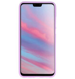 Farve TPU taske til Huawei Y9 2019 Lilla