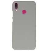 Color TPU Hoesje voor Huawei Y9 2019 Grijs