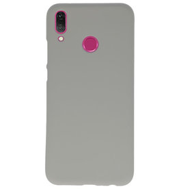 Caja de color TPU para Huawei Y9 2019 gris