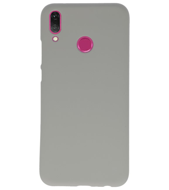 Caja de color TPU para Huawei Y9 2019 gris