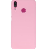 Funda TPU en color para Huawei Y9 2019 Rosa