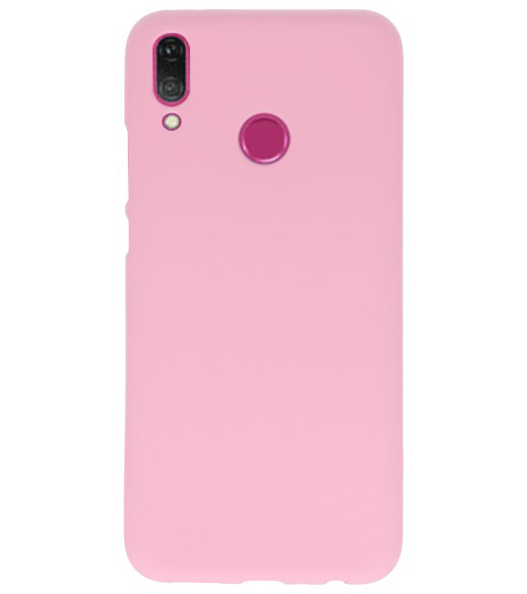 Color TPU case for Huawei Y9 2019 Pink