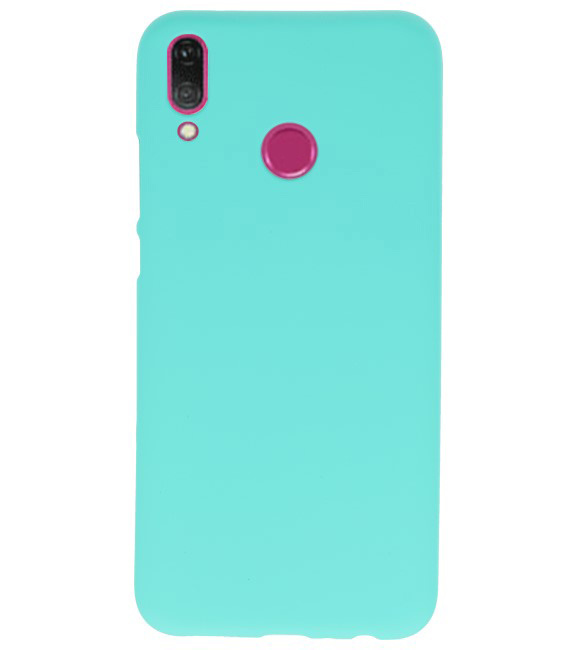 Caja de color TPU para Huawei Y9 2019 Turquesa