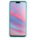 Caja de color TPU para Huawei Y9 2019 Turquesa