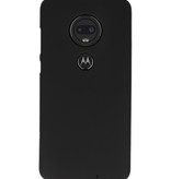 Color TPU case for Motorola Moto G7 black