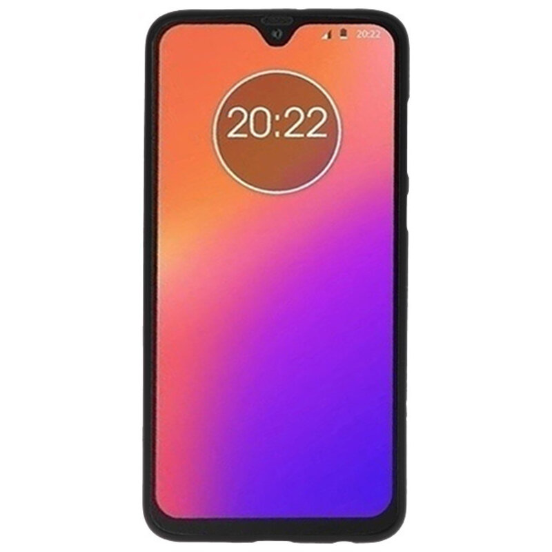 Funda TPU en color para Motorola Moto G7 negro