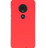 Farb-TPU-Hülle für Motorola Moto G7 rot