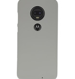 Farb-TPU-Hülle für Motorola Moto G7 grau