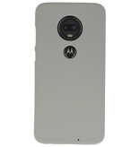 Caja de color TPU para Motorola Moto G7 gris