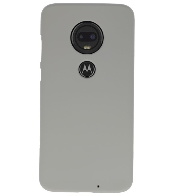 Color TPU case for Motorola Moto G7 gray