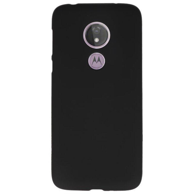 Farve TPU taske til Motorola Moto G7 Power Black