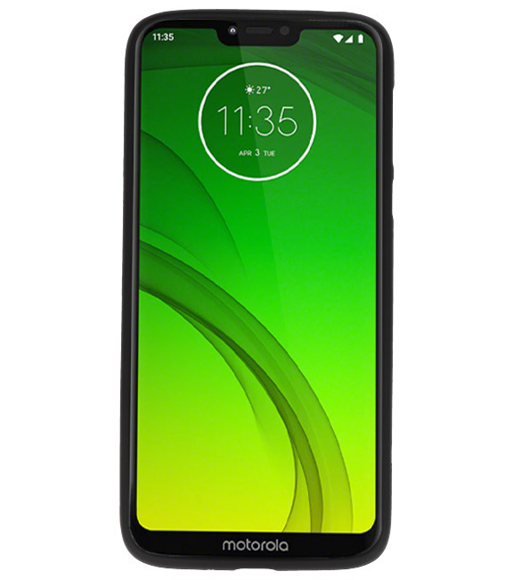 Farve TPU taske til Motorola Moto G7 Power Black