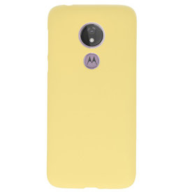 Funda TPU en color para Motorola Moto G7 Power Yellow