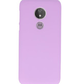 Color TPU case for Motorola Moto G7 Power Purple