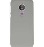 Farve TPU taske til Motorola Moto G7 Power Grey