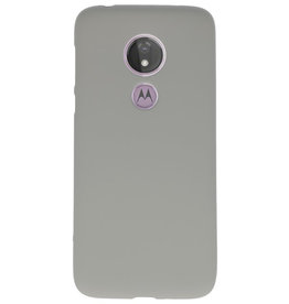 Color TPU Hoesje voor Motorola Moto G7 Power Grijs