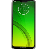 Farve TPU taske til Motorola Moto G7 Power Grey