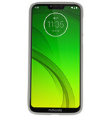 Farve TPU taske til Motorola Moto G7 Power Grey