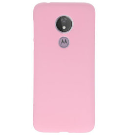 Farb-TPU-Hülle für Motorola Moto G7 Power Pink