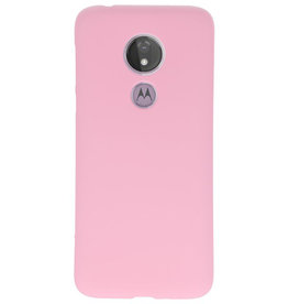 Funda TPU en color para Motorola Moto G7 Power Pink