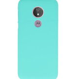 Color TPU case for Motorola Moto G7 Power Turquoise