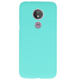 Farve TPU taske til Motorola Moto G7 Power Turkis