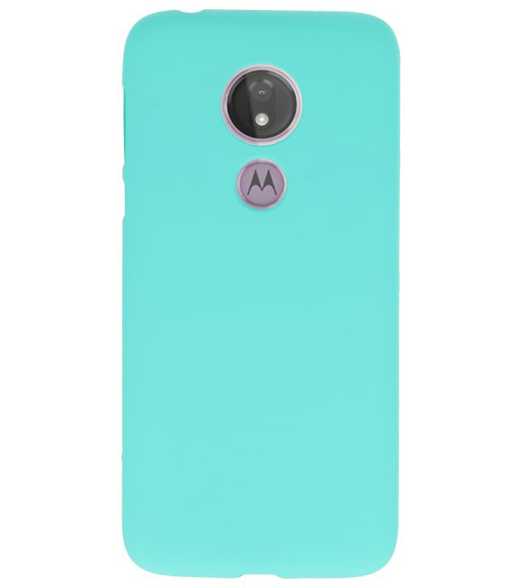 Coque en TPU pour Motorola Moto G7 Power Turquoise
