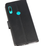 Casos de billetera Estuche para Huawei Y7 / Y7 Prime (2019) Negro