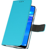 Wallet Cases Hoesje voor Huawei Y7 / Y7 Prime (2019) Blauw