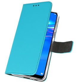 Custodia a portafoglio Custodia per Huawei Y7 / Y7 Prime (2019) Blu