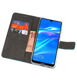 Wallet Cases Hülle für Huawei Y7 / Y7 Prime (2019) Blau