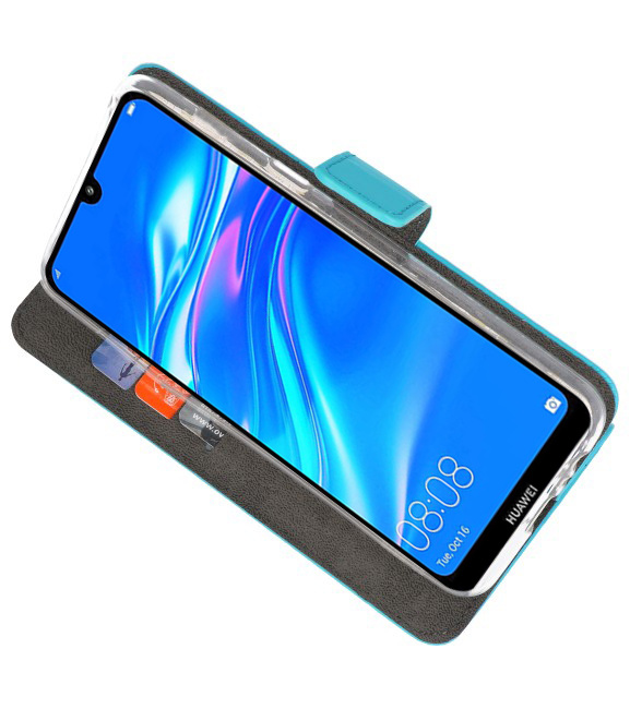 Wallet Cases Hülle für Huawei Y7 / Y7 Prime (2019) Blau