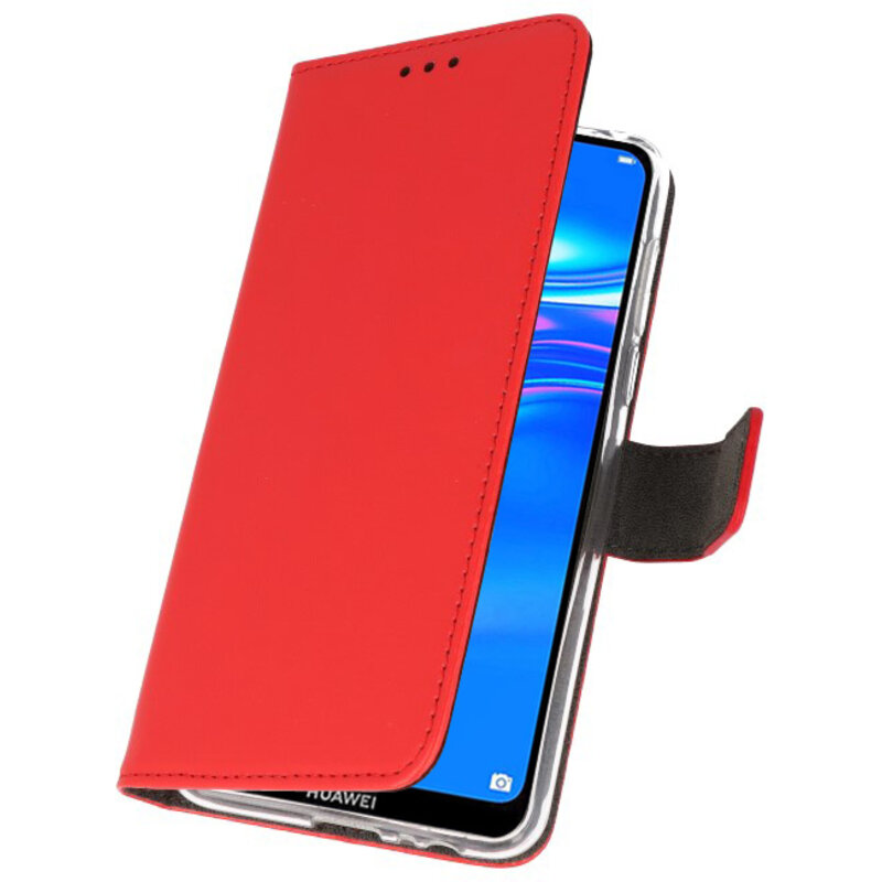 Wallet Cases Case for Huawei Y7 / Y7 Prime (2019) Red