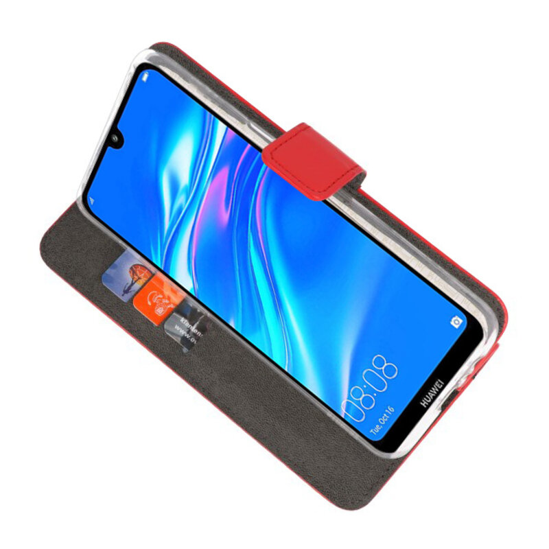 Wallet Cases Case for Huawei Y7 / Y7 Prime (2019) Red