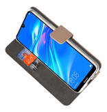 Wallet Cases Hoesje voor Huawei Y7 / Y7 Prime (2019) Goud