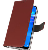 Etuis portefeuille Etui pour Huawei Y7 / Y7 Prime (2019) Marron