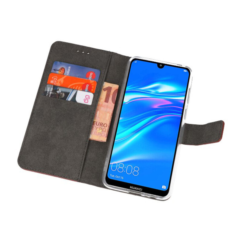 Custodia a portafoglio Custodia per Huawei Y7 / Y7 Prime (2019) Marrone