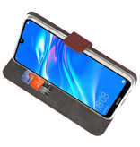 Wallet Cases Hoesje voor Huawei Y7 / Y7 Prime (2019) Bruin