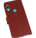 Wallet Cases Hoesje voor Huawei Y7 / Y7 Prime (2019) Bruin