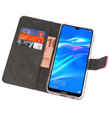 Brieftasche Tasche für Huawei Y7 / Y7 Prime (2019) Pink