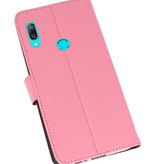 Wallet Cases Hoesje voor Huawei Y7 / Y7 Prime (2019) Roze