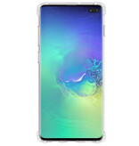 Custodia in TPU trasparente antiurto per Galaxy S10 Plus con confezione