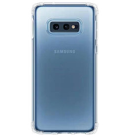 Custodia in TPU trasparente antiurto per Galaxy S10e con confezione