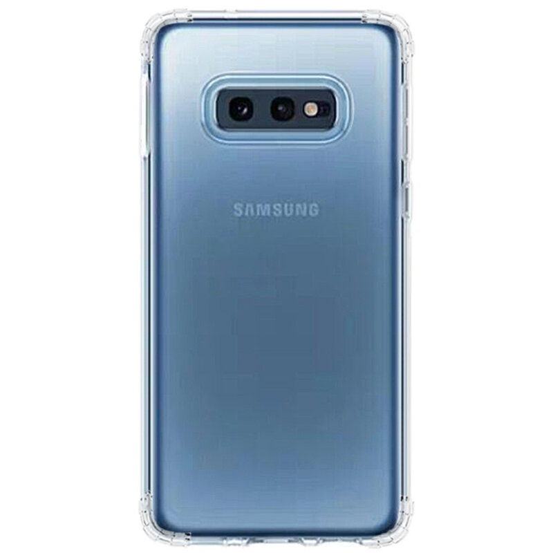Shockproof transparent TPU case for Galaxy S10e with packaging